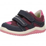 Preisvergleich für Schuhe: PEPINO by RICOSTA Lederimitat/Textil Sneaker, Blau/Pink, 27