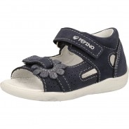 Preisvergleich für Schuhe: PEPINO by RICOSTA Nubukleder Sandalen, Blau, 23