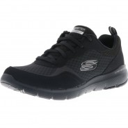 Preisvergleich für Schuhe: Skechers 13069/BBK Flex Appeal 3.0-Go Forward Damen Sneaker Sportschuhe Turnschuhe schwarz, Schwarz, 39