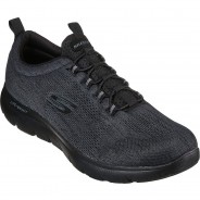 Preisvergleich für Schuhe: Skechers 232186/BBK Summits-Louvin Herren Sneaker Turnschuhe Sportschuhe schwarz, Schwarz, 46