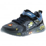 Preisvergleich für Schuhe: Skechers 402101L/CCBK Dynamight-Defender Squad Kinder Jungen Sneaker Turnschuhe Comics mehrfarbig, Mehrfarbig, 31