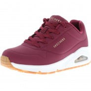 Preisvergleich für Schuhe: Skechers 73690/OLV Uno-Stand On Air Damen Sneaker Turnschuhe rot/burgunder/weinrot, Rot, 40