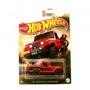 Preisvergleich für Autos: Hot Wheels HFW36-HDH08 Jeepster Commando rot 1967 - Mud Runners Maßstab ca. 1:64