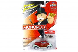 Preisvergleich für Autos: Johnny Lightning JLPC005-1 Ford Hilboy Coupe rot/mintgrün 1932 - Monopoly Maß...