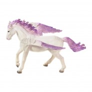 Preisvergleich für Bauernhof & Tiere: Legler 387298 Pegasus weiss/lila stehend Spielfigur Animal Planet Kunststoff