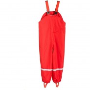 Preisvergleich für Hosen: atmungsaktive Regenlatzhose Regenhosen Kinder rot Gr. 128  Kinder