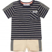 Preisvergleich für Hosen: Baby Anzug  dunkelblau Gr. 74 Jungen Baby