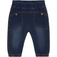 Preisvergleich für Hosen: Baby Jogginghose  dark blue denim Gr. 56 Jungen Baby