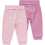 Preisvergleich für Hosen: Baby Jogginghose Doppelpack  rosa-kombi Gr. 56 Mädchen Baby