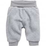 Preisvergleich für Hosen: Baby Pumphose Fleece mit Strickbund Jogginghosen NewbornU grau Gr. 104