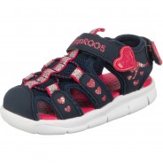 Preisvergleich für Schuhe: Baby Sandalen  von KangaROOS pink/blau Gr. 26 Mädchen Kleinkinder