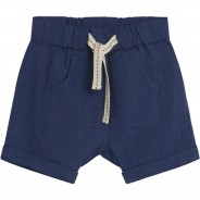 Preisvergleich für Hosen: Baby Shorts  blau/weiß Gr. 62 Jungen Baby