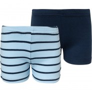 Preisvergleich für Hosen: Baby Shorts Doppelpack  blau Gr. 68 Jungen Baby