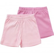 Preisvergleich für Hosen: Baby Shorts Doppelpack  rosa-kombi Gr. 62 Mädchen Baby