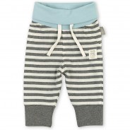 Preisvergleich für Hosen: Baby Softbundhose , Patches, Organic Cotton anthrazit/weiß Gr. 56 Jungen Baby