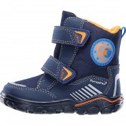 Preisvergleich für Schuhe: Baby Winterstiefel KIRO Sympatex  blau/orange Gr. 24 Jungen Kleinkinder