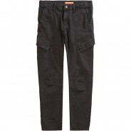 Preisvergleich für Hosen: Cargohose  black denim Gr. 152 Jungen Kinder