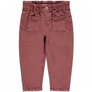 Preisvergleich für Hosen: Chinohose NMFBELLA , Organic Cotton rot Gr. 92 Mädchen Kleinkinder