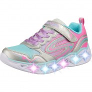 Preisvergleich für Schuhe: Chunky Sneakers Blinkies LOVE SPARK  silber Gr. 32 Mädchen Kinder