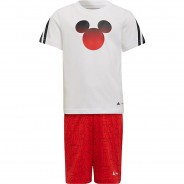 Preisvergleich für Hosen: Disney Mickey Mouse & friends Kinder Set T-Shirt + Shorts DY MM SUM rot/weiß Gr. 116