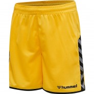 Preisvergleich für Hosen: hmlAUTHENTIC KIDS POLY SHORTS Sportshorts Kinder gelb Gr. 116  Kinder