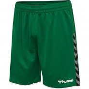 Preisvergleich für Hosen: hmlAUTHENTIC KIDS POLY SHORTS Sportshorts Kinder grün Gr. 128  Kinder