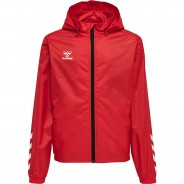 Preisvergleich für Oberteile: hmlCORE XK SPRAY JACKET KIDS Sweatjacken Kinder rot Gr. 176  Kinder