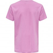 Preisvergleich für Oberteile: HMLGO KIDS COTTON LOGO T-SHIRT S/S T-Shirts Kinder lila Gr. 116  Kinder