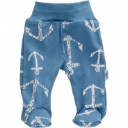 Preisvergleich für Hosen: Hose Stoffhosen  blau/weiß Gr. 74 Jungen Kinder