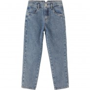 Preisvergleich für Hosen: Jeanshose NKFBELLA , Organic Cotton light blue denim Gr. 128 Mädchen Kinder