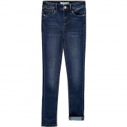 Preisvergleich für Hosen: Jeanshose NKFPOLLY  dark blue denim Gr. 152 Mädchen Kinder