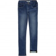 Preisvergleich für Hosen: Jeanshose NKFPOLLY , Organic Cotton blue denim Gr. 116 Mädchen Kinder