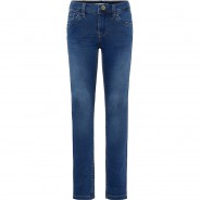 Preisvergleich für Hosen: Jeanshose NKMTHEO , Organic Cotton dark blue denim Gr. 122 Jungen Kinder