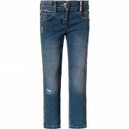 Preisvergleich für Hosen: Jeanshose Regular fit  blau Gr. 98 Mädchen Kinder