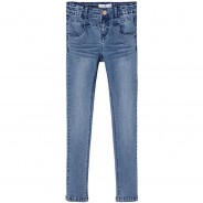 Preisvergleich für Hosen: Jeanshose Regular fit NKFPOLLY , Organic Cotton blue denim Gr. 104 Mädchen Kinder