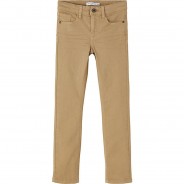 Preisvergleich für Hosen: Jeanshose Regular fit NKMTHEO , Bundweite SLIM beige Gr. 104 Jungen Kleinkinder