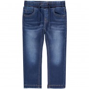 Preisvergleich für Hosen: Jeanshose Regular fit NMMROBIN , Bundweite SLIM, Organic Cotton dark blue denim Gr. 110 Jungen Kleinkinder