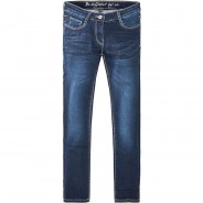 Preisvergleich für Hosen: Jeanshose Skinny fit , Bundweite REGULAR blau Gr. 146 Mädchen Kinder