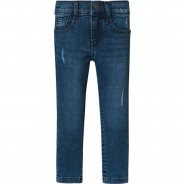 Preisvergleich für Hosen: Jeanshose Skinny fit , Bundweite REGULAR blue denim Gr. 122 Jungen Kinder