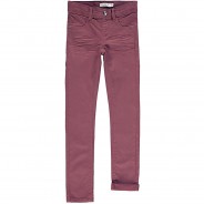 Preisvergleich für Hosen: Jeanshose Skinny fit NKFPOLLY  dunkelrot Gr. 134 Mädchen Kinder