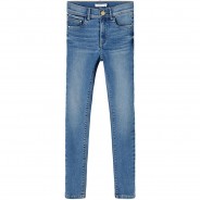 Preisvergleich für Hosen: Jeanshose Skinny fit NKFPOLLY  light blue denim Gr. 128 Mädchen Kinder