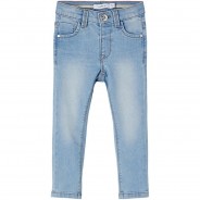 Preisvergleich für Hosen: Jeanshose Skinny fit NMFPOLLY  light blue denim Gr. 104 Mädchen Kleinkinder