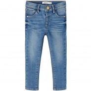 Preisvergleich für Hosen: Jeanshose Skinny fit NMFPOLLY  light blue denim Gr. 110 Mädchen Kleinkinder