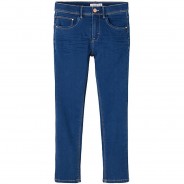 Preisvergleich für Hosen: Jeanshose Slim fit NKFSALLI , Bundweite SLIM blue denim Gr. 128 Mädchen Kinder