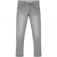 Preisvergleich für Hosen: Jeanshose Slim fit NKMSILAS , Bundweite SLIM grau Gr. 104 Jungen Kinder