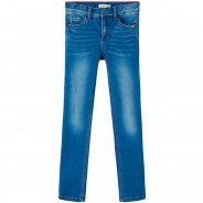 Preisvergleich für Hosen: Jeanshose Slim fit NKMTHEO , Bundweite SLIM blue denim Gr. 104 Jungen Kinder