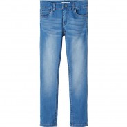 Preisvergleich für Hosen: Jeanshose Slim fit NKMTHEO , Bundweite SLIM blue denim Gr. 116 Jungen Kinder