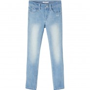 Preisvergleich für Hosen: Jeanshose Slim fit NKMTHEO , Bundweite SLIM light blue denim Gr. 110 Jungen Kinder