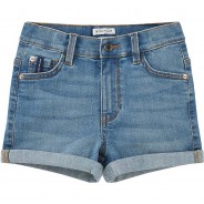 Preisvergleich für Hosen: Jeansshorts  blau Gr. 104 Mädchen Kleinkinder