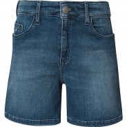 Preisvergleich für Hosen: Jeansshorts  blau Gr. 140 Mädchen Kinder